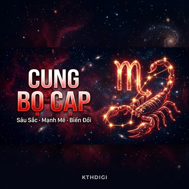 Cung Bọ Cạp ♏ – Sâu Sắc · Mạnh Mẽ · Biến Đổi | Chiêm Tinh Học KTHDIGI