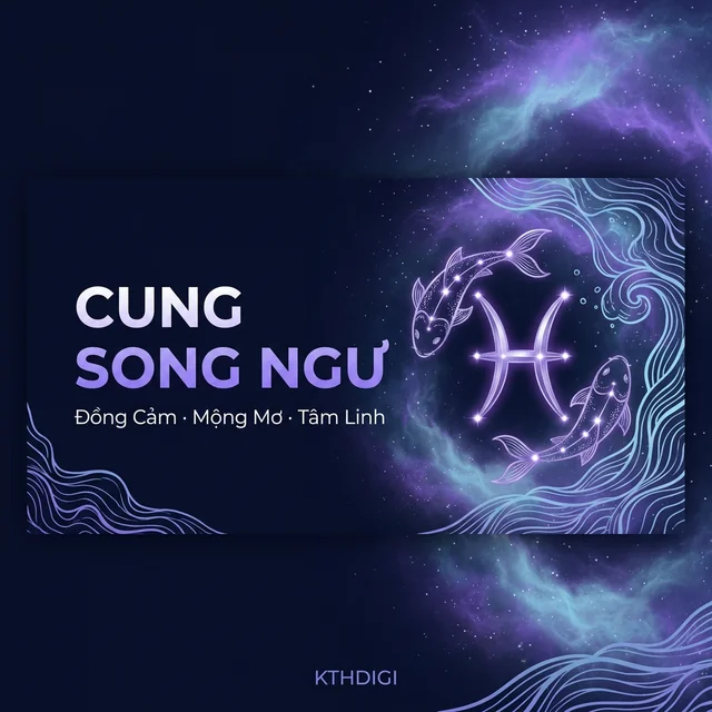 Cung Song Ngư ♓ – Đồng Cảm · Mộng Mơ · Tâm Linh | Chiêm Tinh Học KTHDIGI