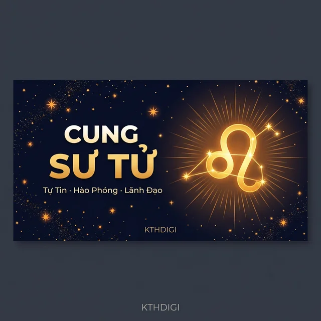 Cung Sư Tử ♌ – Tự Tin · Hào Phóng · Lãnh Đạo | Chiêm Tinh Học KTHDIGI