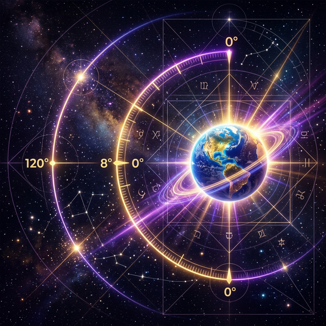 Orb Trong Chiêm Tinh – Sai Số Góc Chiếu Và Cách Đọc Aspect Chính Xác