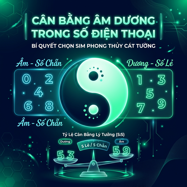 Cân bằng Âm Dương trong số điện thoại
