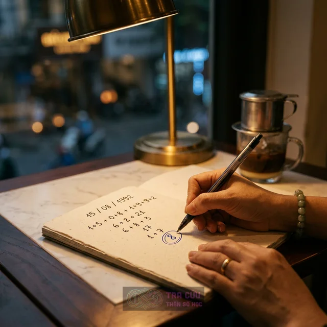 Cách tính chỉ số đường đời thần số học từ ngày tháng năm sinh — hướng dẫn từng bước