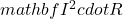 mathbf{I^2 cdot R}
