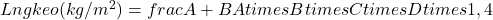 Lượng keo (kg/m^2) = frac{A + B}{A times B} times C times D times 1,4