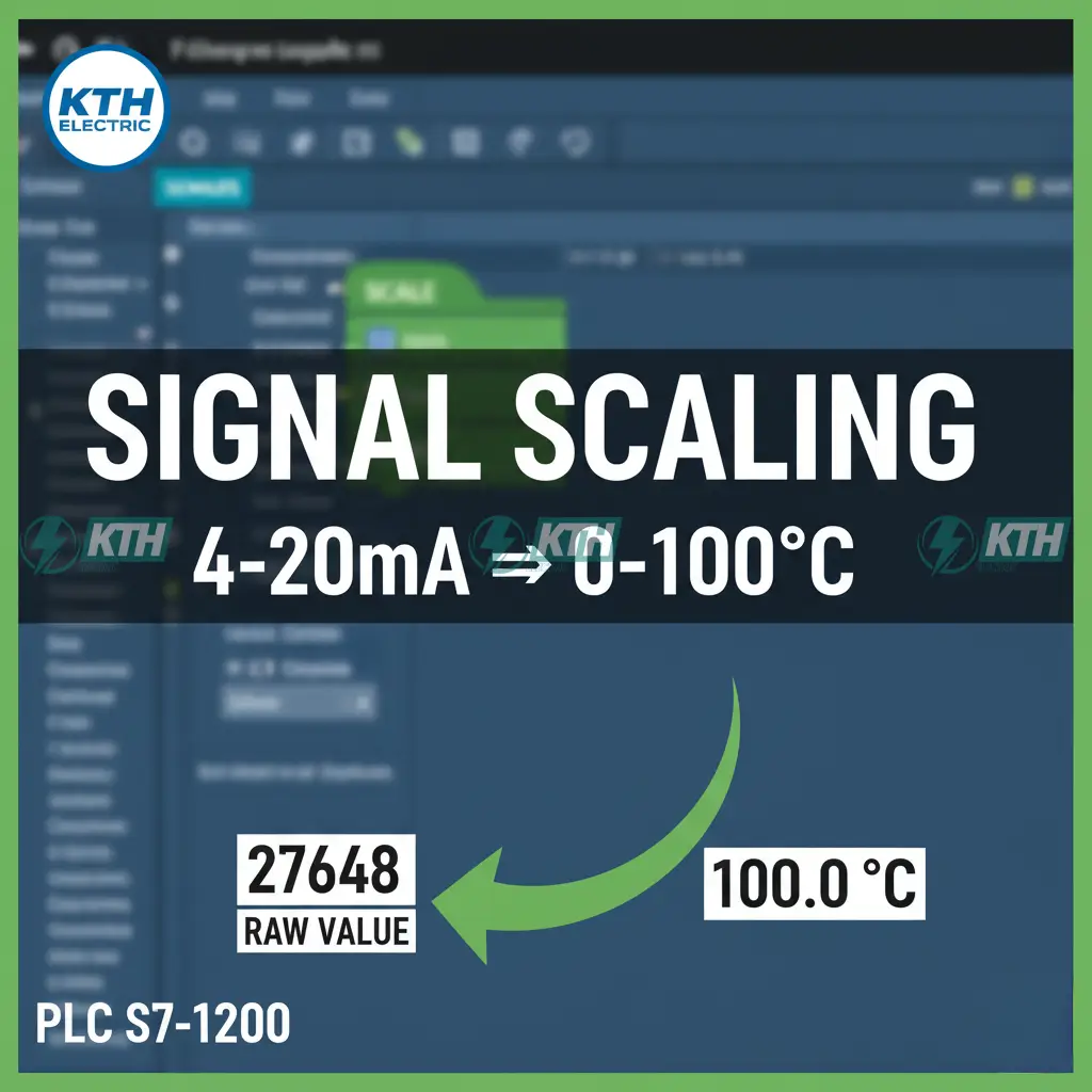 Hướng dẫn Scaling tín hiệu 4-20mA trong PLC S7-1200