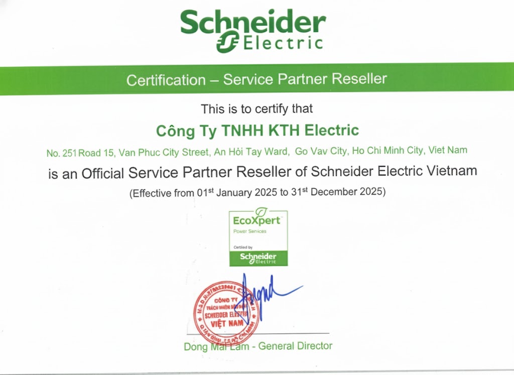 KTH Electric - Đối tác EcoXpert của Schneider Electric