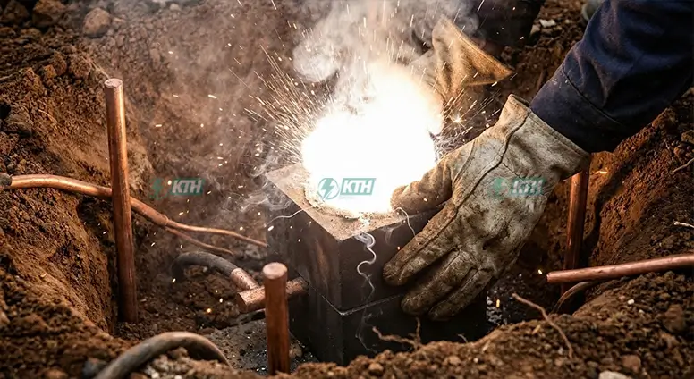 Ảnh Kỹ Thuật Thi Công: Hàn Hóa Nhiệt