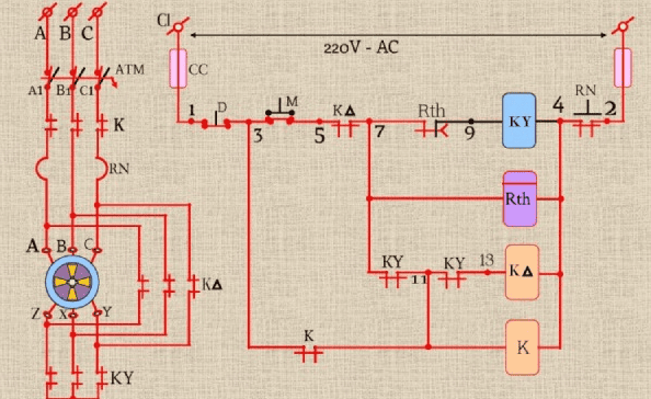 Mạch khởi động sao tam giác: Nguyên lý, sơ đồ và cách đấu nối