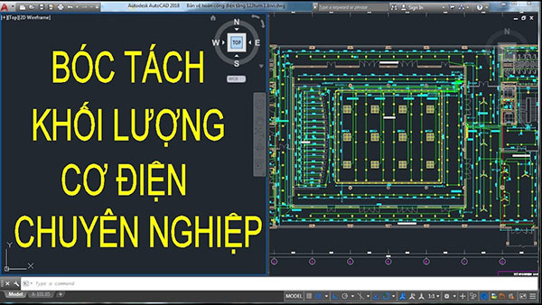 Quy Trình Bóc Tách Khối Lượng Bản Vẽ Điện M&E – Kèm File Mẫu
