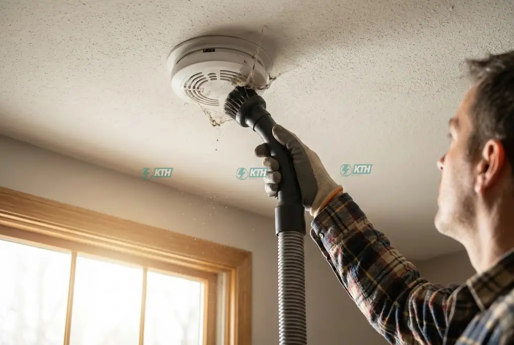 Tại Sao Đầu Báo Cháy Hay Báo Giả? 7 Cách Khắc Phục (2025) 5 Hướng dẫn dùng máy hút bụi vệ sinh đầu báo cháy để khắc phục tình trạng báo giả.