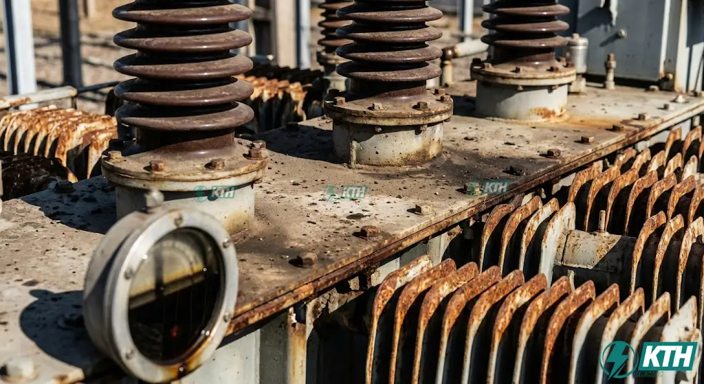 cấu tạo máy biến áp lực ngâm dầu trạm 220kv