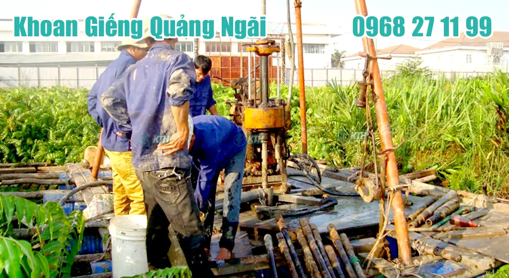 Nhận khoan giếng nước sinh hoạt tại quảng ngãi.