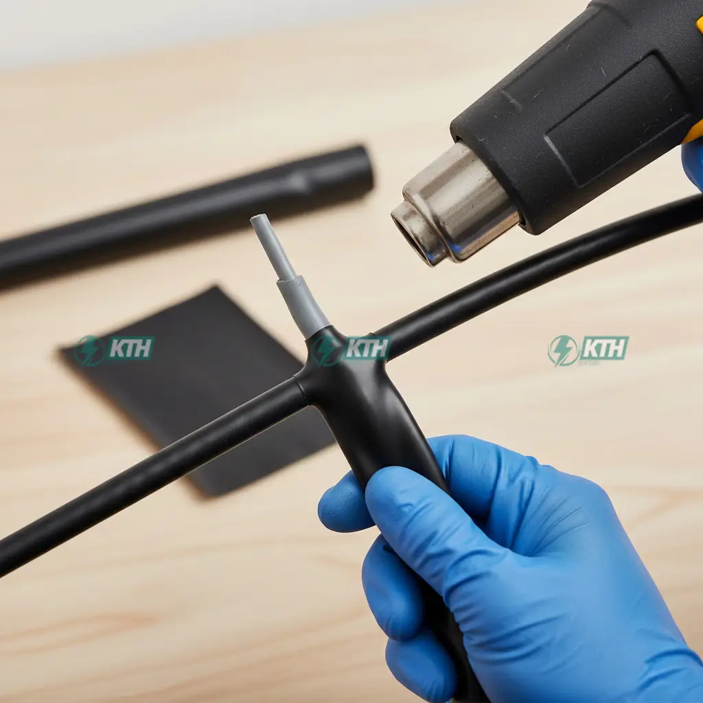 Dây Điện Bị Hở: Hiểm Họa Chết Người & 3 Cách Xử Lý An Toàn 100% 3 Dùng Ống Co Nhiệt (Thẩm mỹ & An toàn cao)