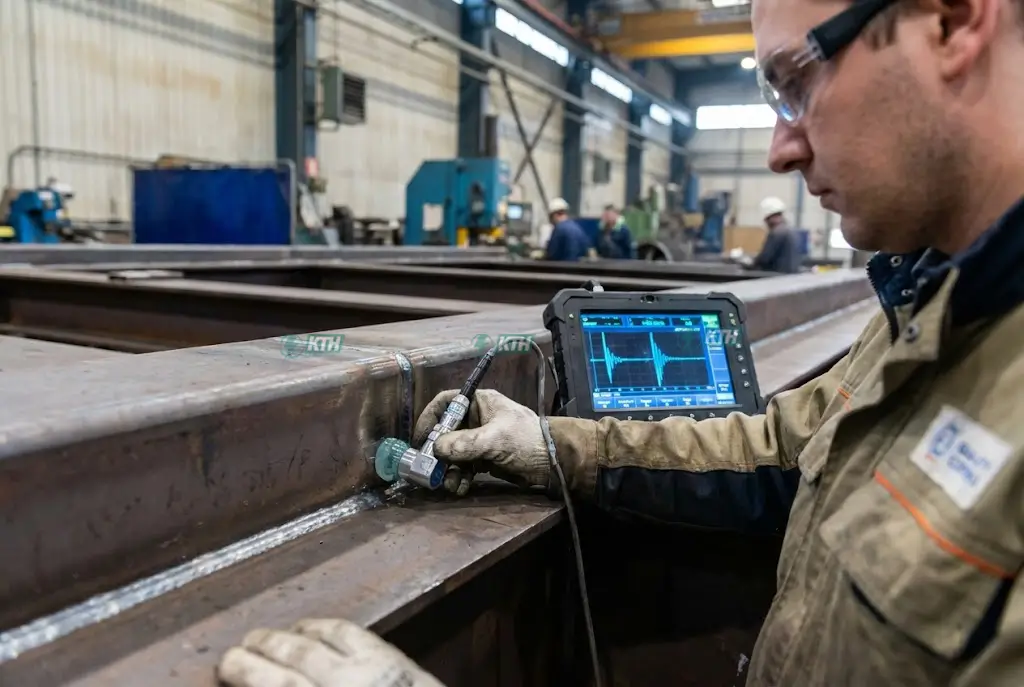 TCVN 7472:2004 (ISO 3834): Hướng Dẫn Quy Trình Hàn & WPS Chi Tiết 4 Kiểm tra không phá hủy NDT đường hàn bằng phương pháp siêu âm để đánh giá sự phù hợp