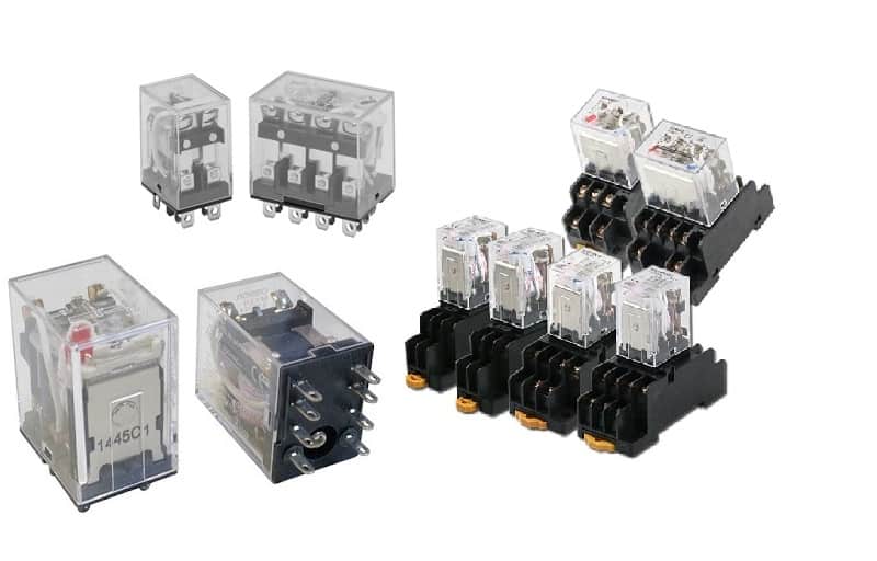 Rơ Le Trung Gian: Cấu Tạo, Nguyên Lý Hoạt Động & Sơ Đồ Đấu Nối Chi Tiết 2025 2 Ký hiệu và cấu tạo chi tiết của rơ le trung gian