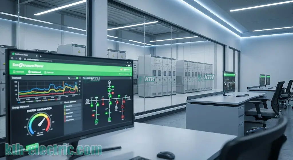 Nâng Cấp Rơ Le Sepam Lên Easergy P5 & P7: Giải Pháp Tối Ưu 4 Giao diện phần mềm giám sát năng lượng EcoStruxure kết nối với rơ le Easergy qua hệ thống IoT.