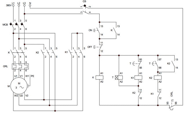 Mạch khởi động sao tam giác: Nguyên lý, sơ đồ và cách đấu nối
