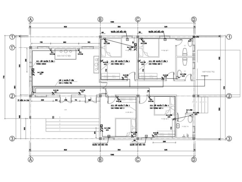 Cách Đi Dây Điện Trong Nhà: An Toàn, Thẩm Mỹ & Kỹ Thuật 2025 1 Cấu tạo hệ thống dây điện trong nhà