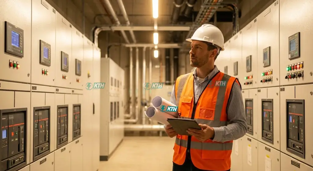 Dự Án Thi Công Điện MEP Royal City 2 Kỹ sư KTH Electric giám sát quy trình thi công hệ thống điện MEP tại khu tổ hợp Royal City Hà Nội.