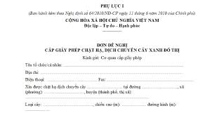 Thủ Tục Xin Giấy Phép Chặt Hạ