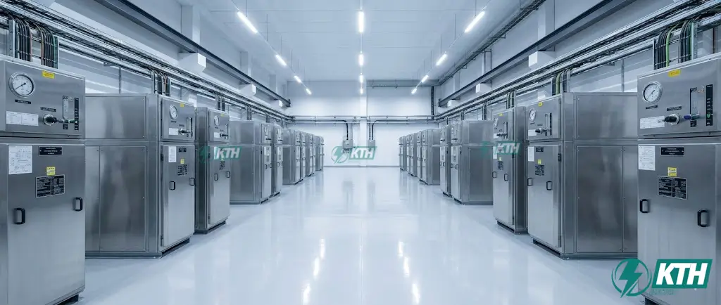 Trạm biến áp GIS 110kV lắp đặt trong nhà với công nghệ cách điện khí SF6 hiện đại và nhỏ gọn