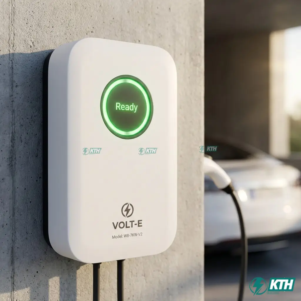 Bộ sạc treo tường Wallbox 7.4kW và 22kW chính hãng tích hợp công nghệ cân bằng tải động DLB.