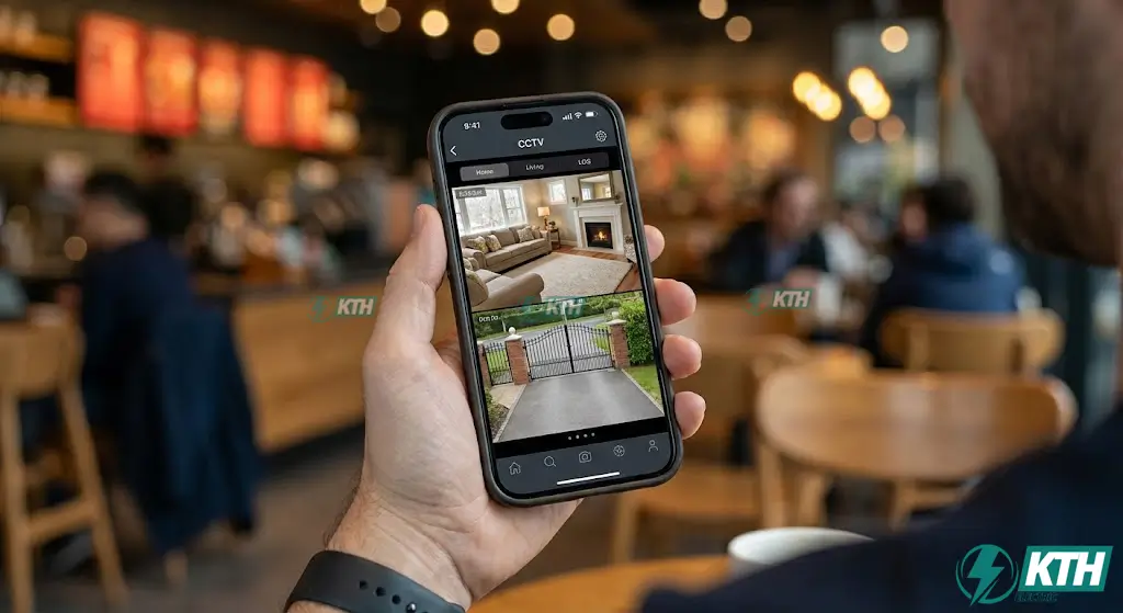 Hướng dẫn cách xem camera quan sát qua điện thoại iphone từ xa khi đi du lịch.