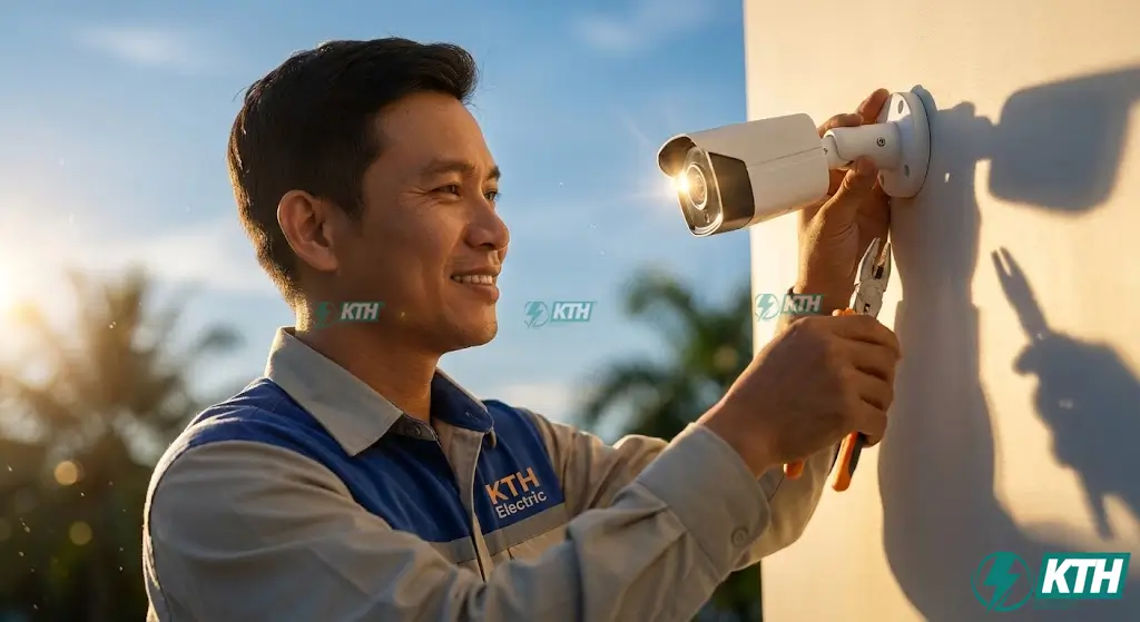 Dịch vụ tư vấn và lắp đặt camera quan sát trọn gói uy tín tại TPHCM của KTH Electric.