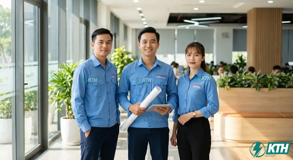 Đội ngũ kỹ sư KTH Electric hơn 20 năm kinh nghiệm chuyên tư vấn và thiết kế giải pháp mạng LAN cho doanh nghiệp tại TPHCM.