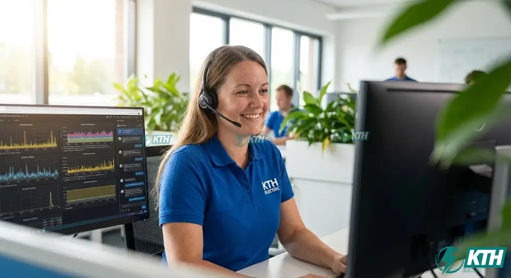 Dịch vụ hỗ trợ kỹ thuật và bảo hành mạng LAN 24/7 của KTH Electric luôn sẵn sàng giải quyết mọi sự cố cho khách hàng.