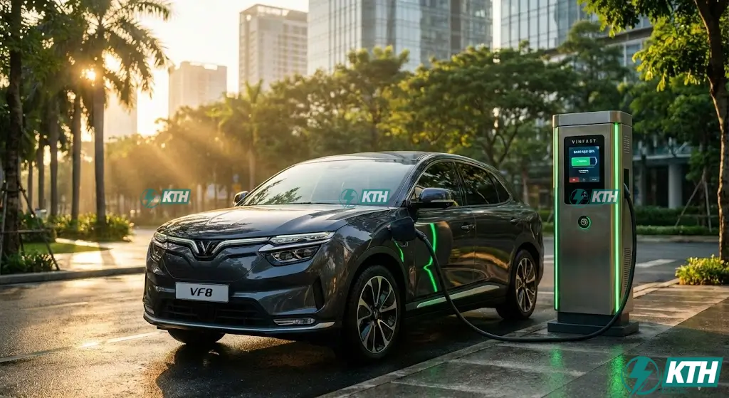 AC vs DC Charging: Nên Chọn Loại Nào? Hướng Dẫn Tối Ưu Pin 2025 2 Sơ đồ minh họa kỹ thuật cho thấy Bộ sạc tích hợp trên xe (OBC) hoạt động như một nút thắt cổ chai, giới hạn dòng điện AC từ lưới trước khi nạp vào pin xe điện.