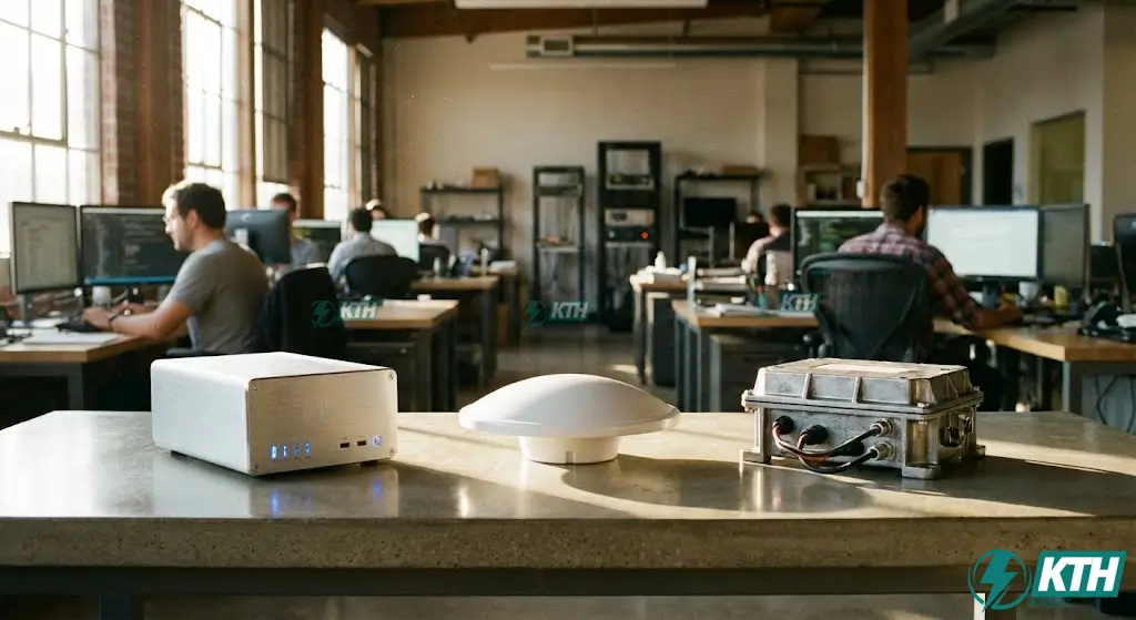 DAS Là Gì? Giải Mã 3 Hệ Thống DAS: Lưu Trữ, Viễn Thông & Điện Lực 1 Ba thiết bị công nghệ đại diện cho sự khác biệt giữa DAS lưu trữ, DAS viễn thông và DAS điện lực đặt cạnh nhau.