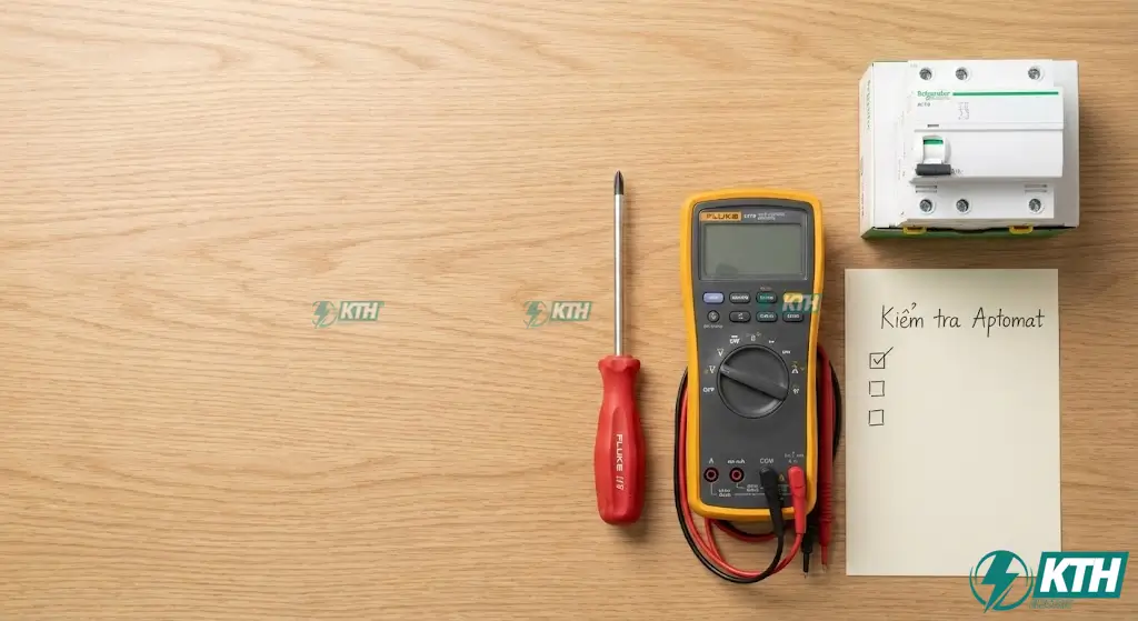 Aptomat Thỉnh Thoảng Bị Nhảy: 4 Nguyên Nhân & Cách Xử Lý (2026) 4 Bảng tổng hợp so sánh nguyên nhân aptomat nhảy và cách khắc phục aptomat nhảy liên tục hiệu quả nhất 2026.