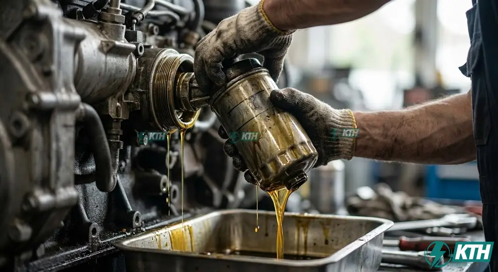 Hướng dẫn cách vệ sinh lọc dầu Diesel và thay thế lọc tách nước định kỳ để bảo vệ kim phun.