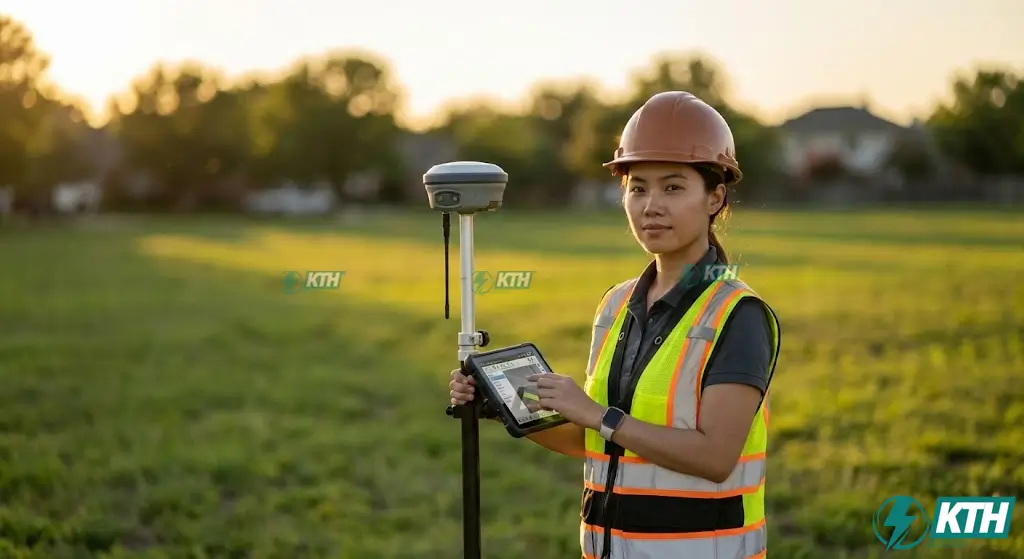 Ứng dụng công nghệ GPS RTK trong dịch vụ đo đạc địa chính xác định ranh giới và lập bản đồ 1/500.