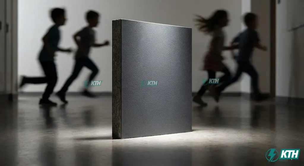 Vách ngăn Compact HPL bền bỉ, chịu lực tốt trong môi trường trường học năng động.