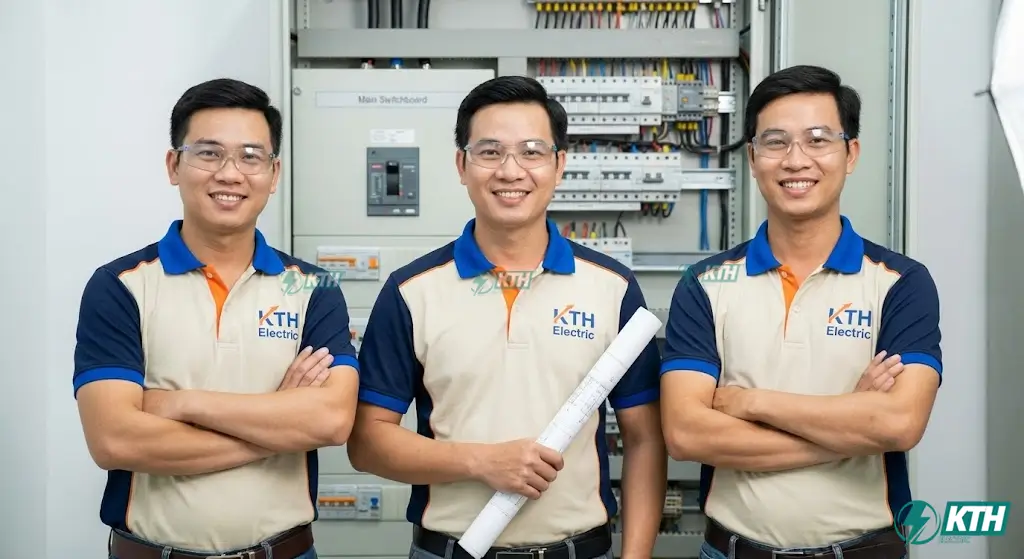 Đội ngũ kỹ sư tư vấn thiết kế và thi công điện chuyên nghiệp tại KTH Electric TP.HCM.