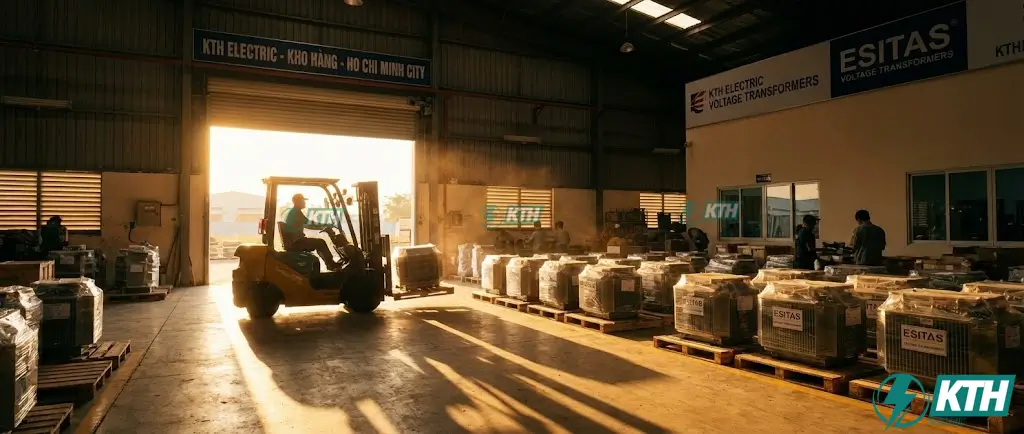 Kho hàng biến điện áp Esitas số lượng lớn có sẵn tại KTH Electric TP.HCM sẵn sàng giao ngay cho dự án.
