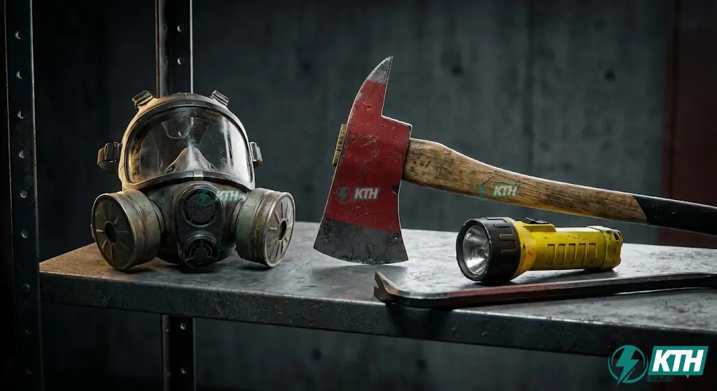 Bộ phương tiện cứu nạn cứu hộ (CNCH) bắt buộc gồm mặt nạ phòng độc, búa tạ và đèn pin theo quy định mới.