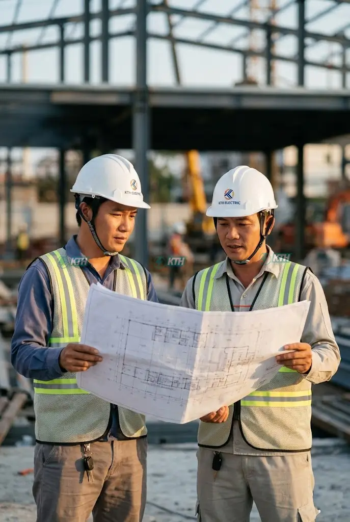 Kỹ sư kết cấu KTH Electric tư vấn báo giá trọn gói chìa khóa trao tay cho chủ đầu tư.