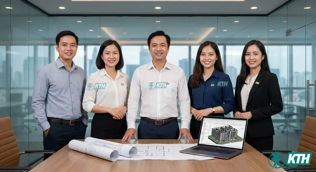 Đội ngũ chuyên gia tư vấn thiết kế cơ điện KTH Electric cam kết tuân thủ quy chuẩn QCVN và TCVN mới nhất.