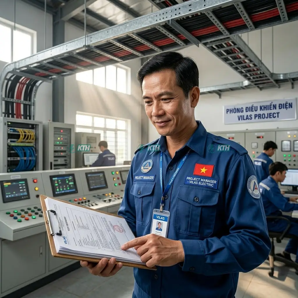 Giám sát dự án kiểm tra báo cáo kết quả thử nghiệm cable tray hợp chuẩn VILAS làm cơ sở cấp giấy chứng nhận hợp chuẩn hợp quy.