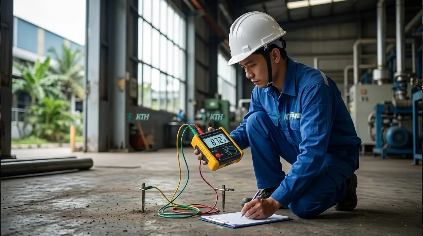 Đo lường điện trở tiếp địa hệ thống chống sét