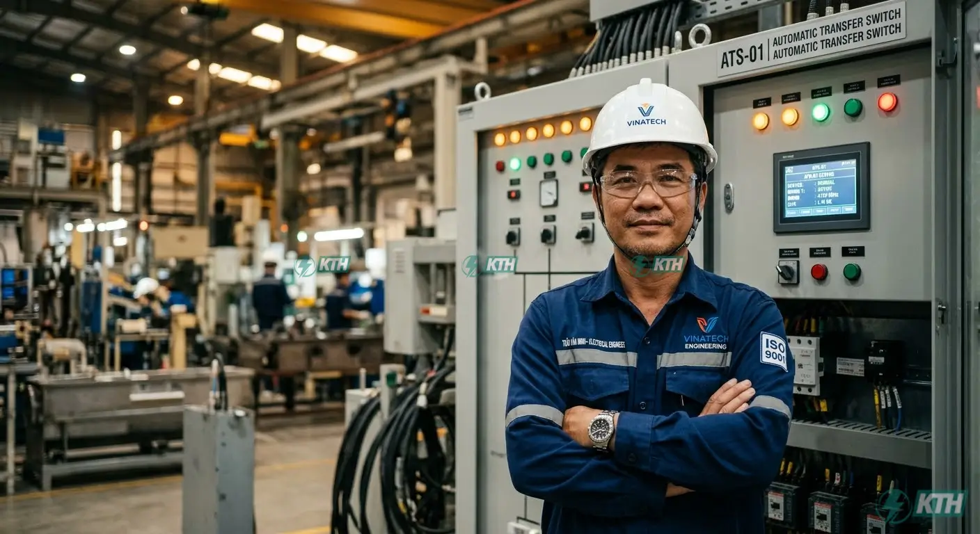 Tủ điện chuyển đổi nguồn ATS giá rẻ tp hcm được thiết kế và thi công bởi kỹ sư điện chuyên nghiệp.