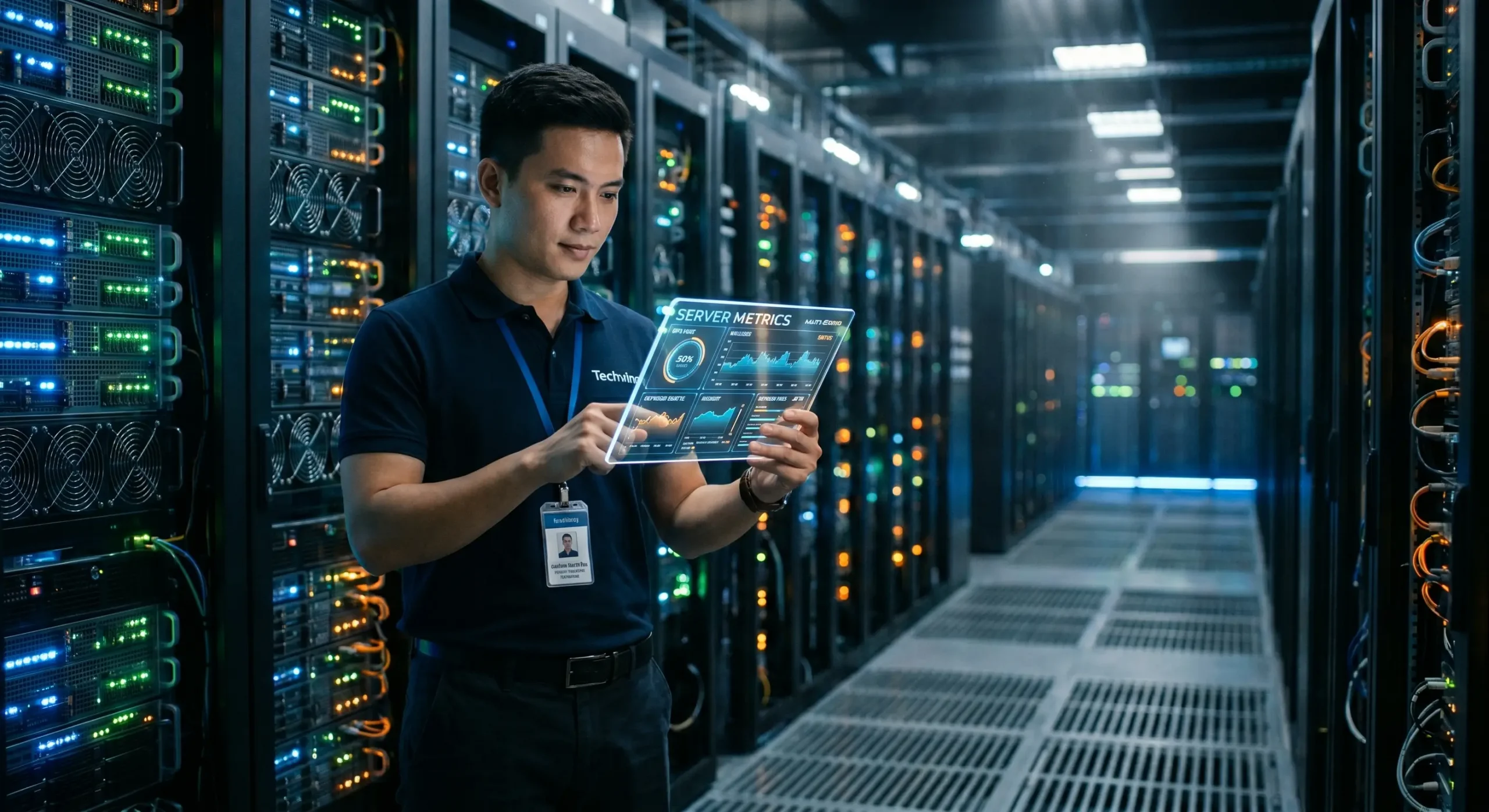 Phần mềm quản lý hạ tầng trung tâm dữ liệu DCIM giúp tối ưu uptime 99.995% và cảnh báo môi trường server.