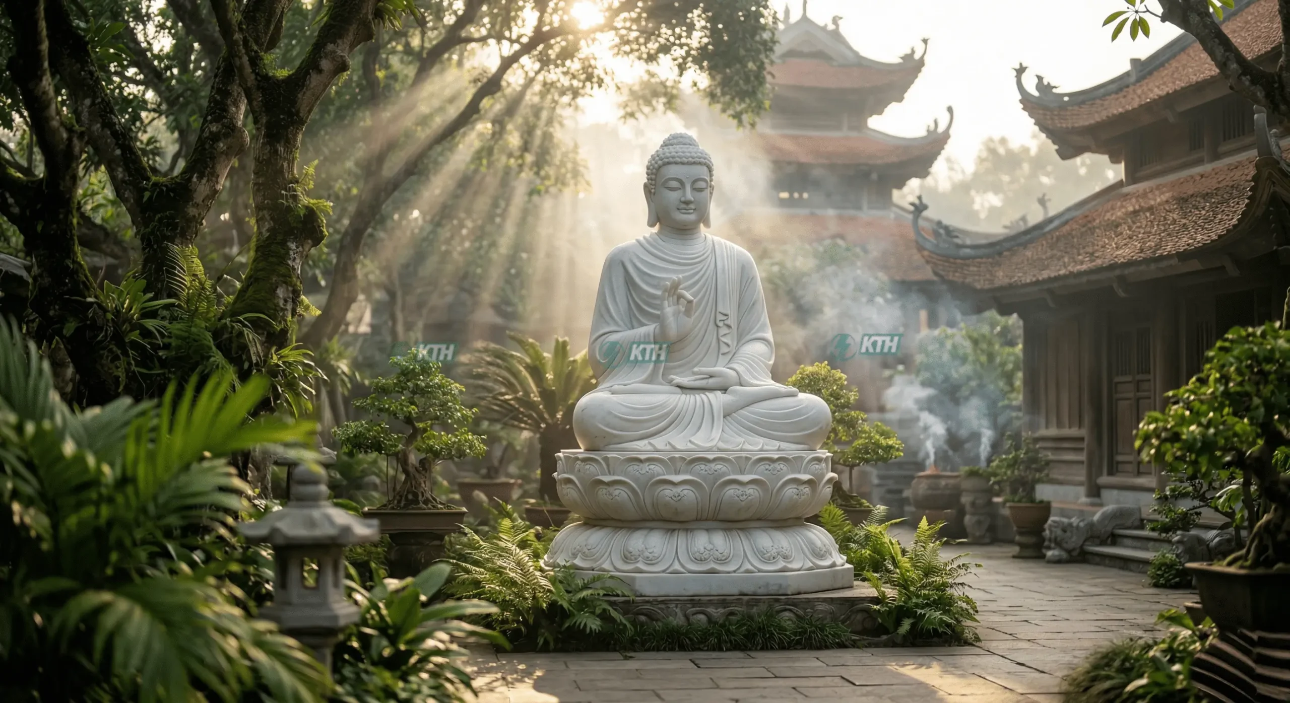 Kỹ thuật tạc tượng Phật đá tự nhiên khắc họa diện Phật từ bi và tĩnh tại chuẩn tỷ lệ nhân trắc học.