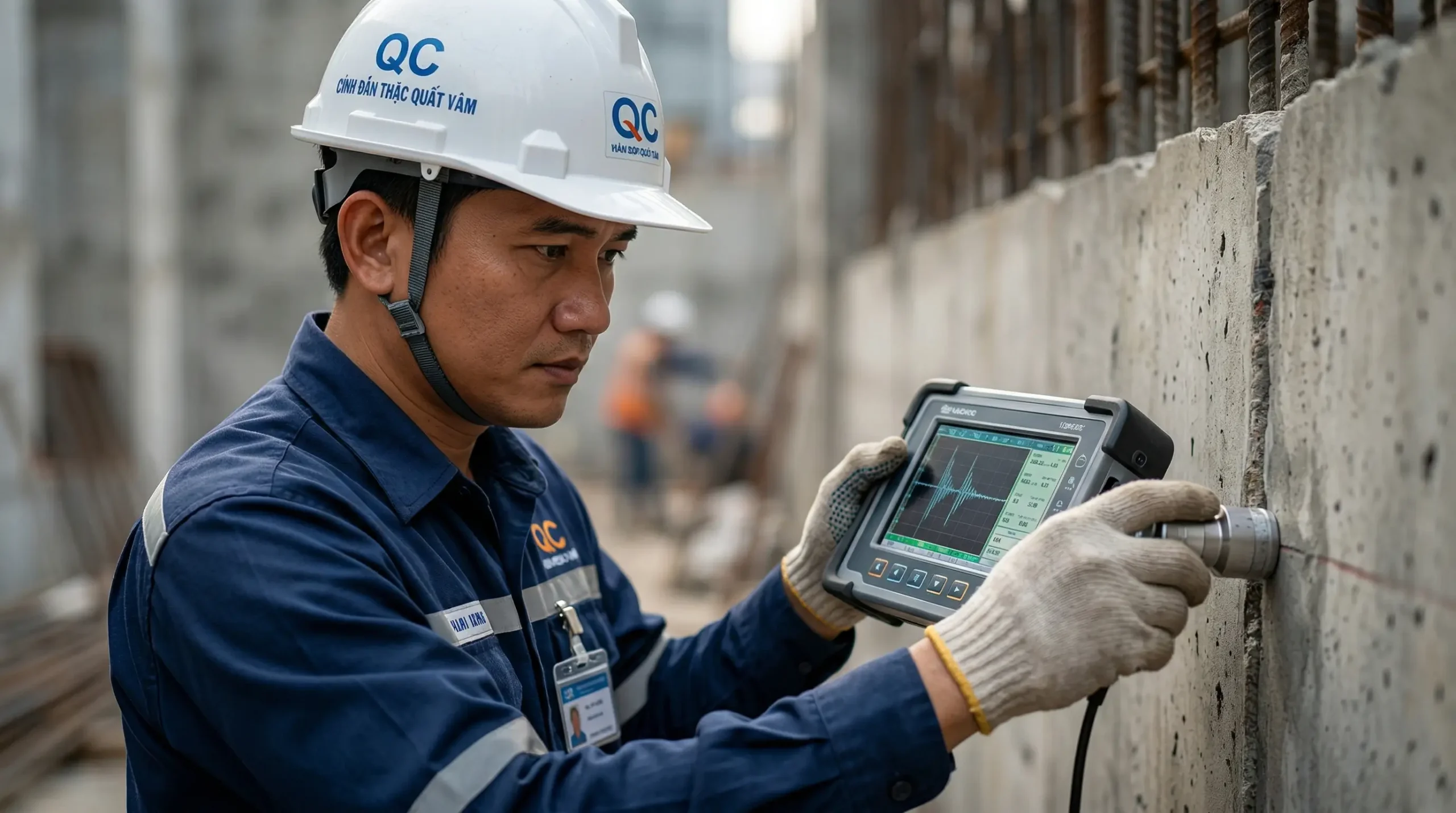 Biện pháp xử lý chống thấm tường vây và siêu âm cọc tiêu chuẩn TCVN 9395:2012.