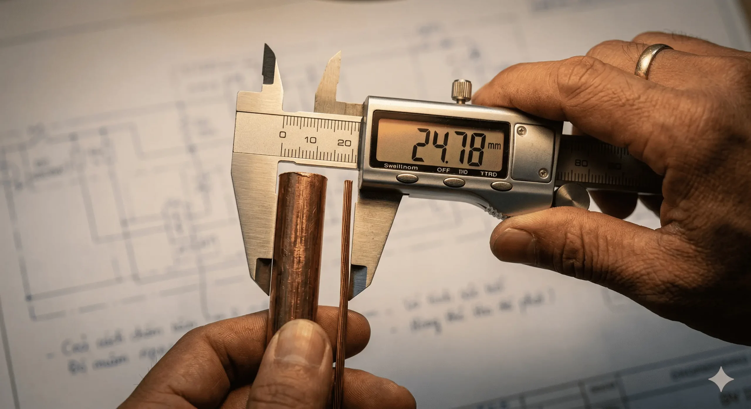 AWG Là Gì? Bảng Quy Đổi Cỡ Dây AWG Sang mm2 Chuẩn 2026 2 Giải mã kỹ thuật tại sao chỉ số AWG càng lớn thì dây càng nhỏ, tiêu chuẩn kích thước dây dẫn và đo lường tiết diện dây cáp điện chuẩn Mỹ.