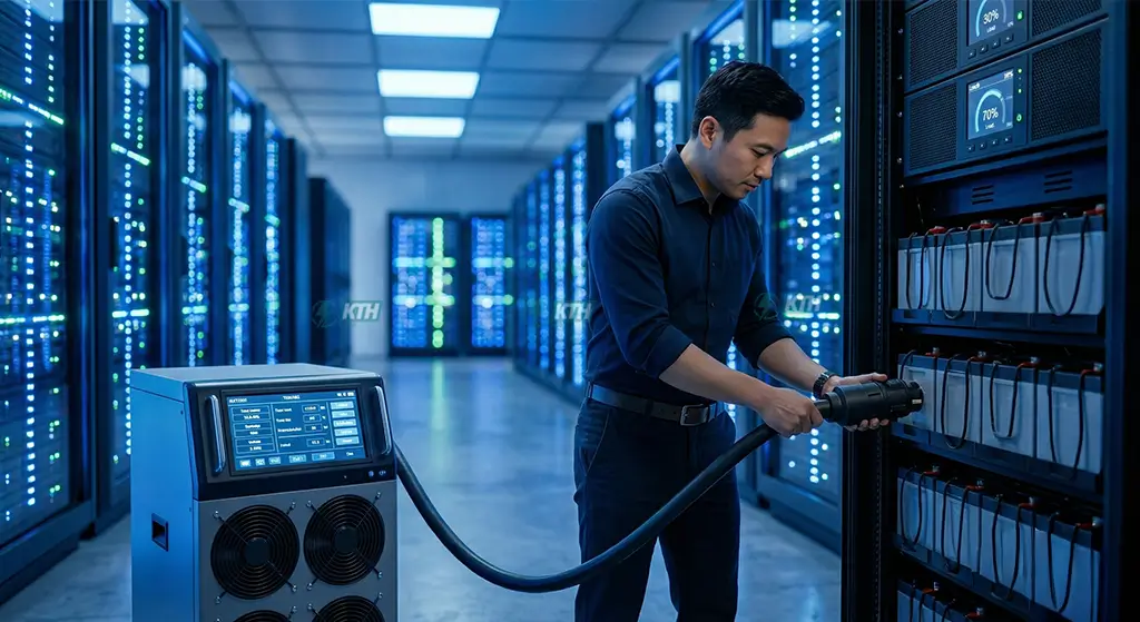 Dịch vụ thuê tải giả kiểm tra bộ lưu điện UPS để đánh giá thời gian thực của bình ắc quy và độ ổn định Inverter.