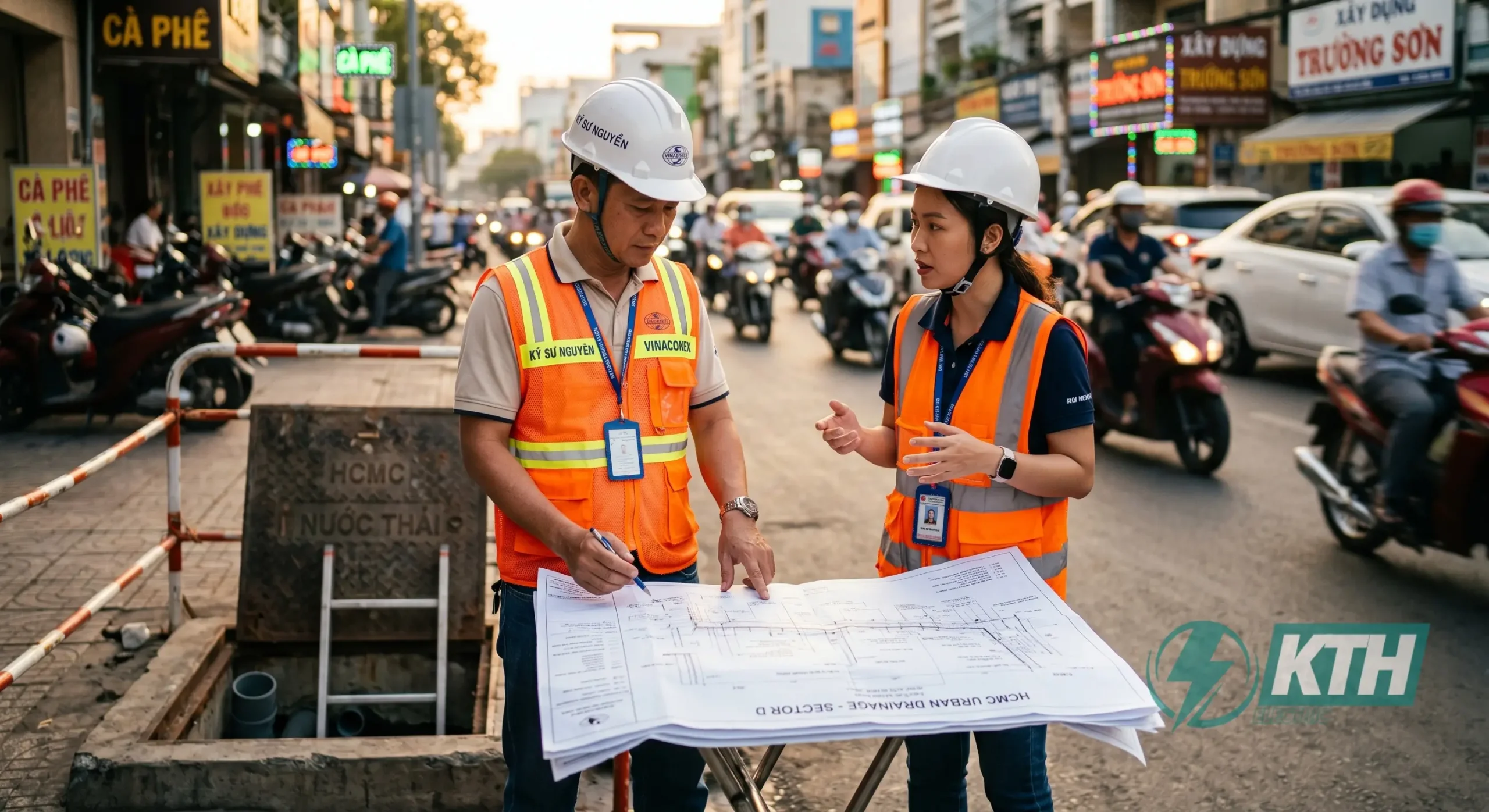 Dịch Vụ Xin Phép, Thi Công Đấu Nối Thoát Nước TPHCM (Trọn Gói) 1 Dịch vụ xin phép đấu nối nước thải trọn gói tại TPHCM cho doanh nghiệp và hộ gia đình.